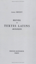 Recueil de textes latins archaïques